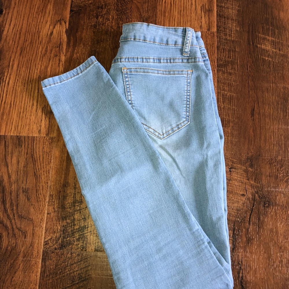 Light blue jeans